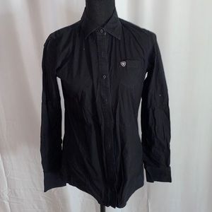 Black ariat button down